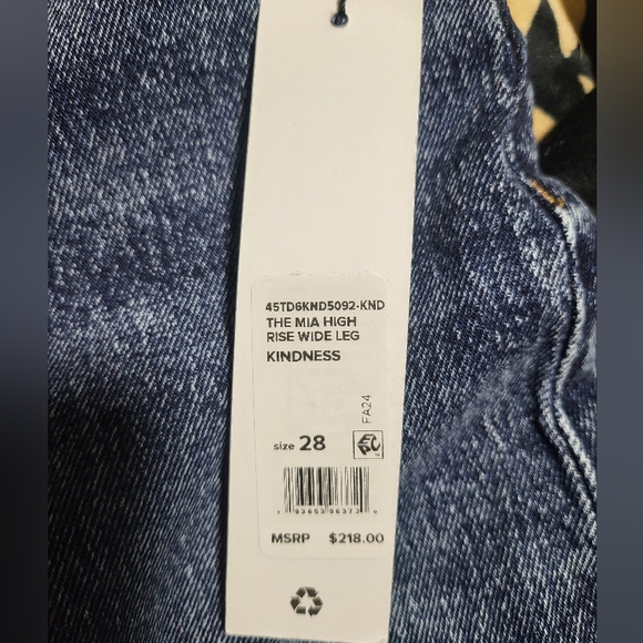 Brand New With Tags Joe's The Mia High Rise Wide Leg Size 28 Womens Size 6 Jeans - Picture 9 of 12